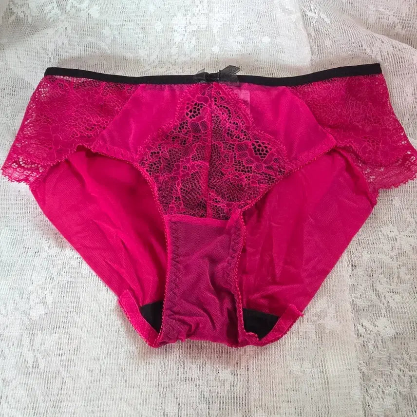 [BUNJANG] Sexy Cookie Hot Pink Lace Panty / 섹시쿠키 핫핑크 레이스팬티