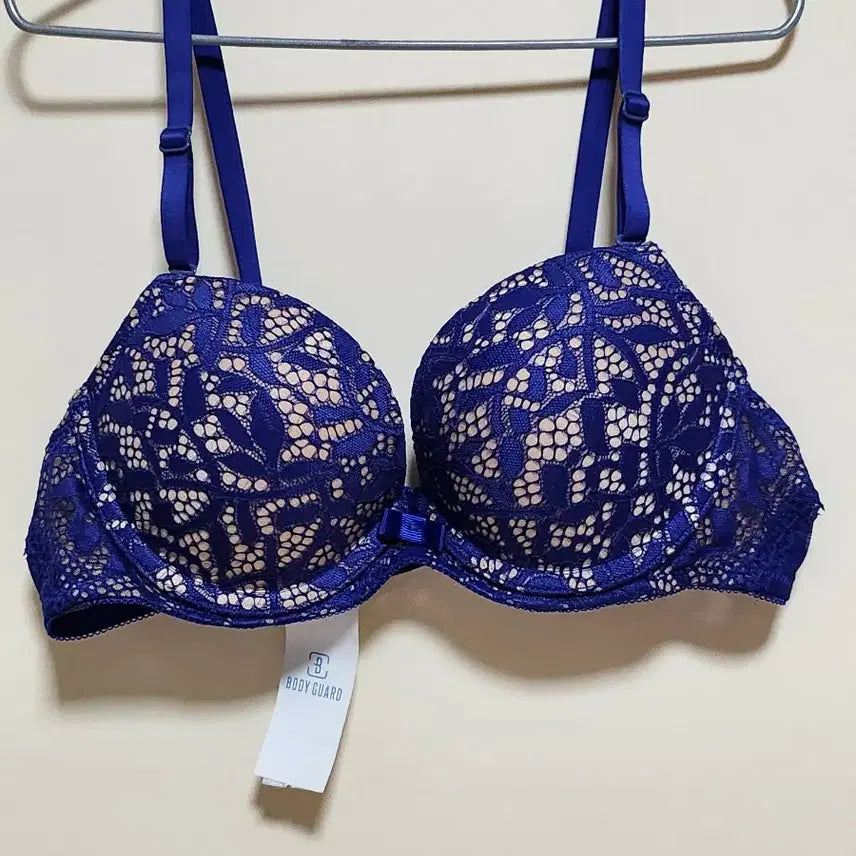 [BUNJANG] BodyGuard Lace Bra 75A Deep Blue / 보디가드 레이스 브라 75A (딥블루)
