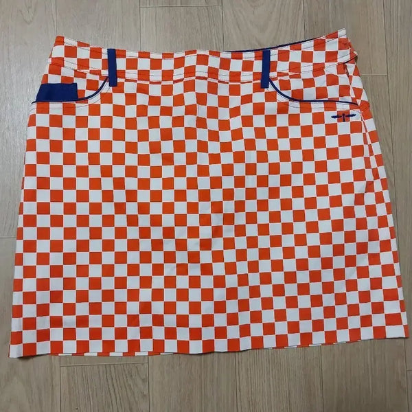 [BUNJANG] Check Pattern Cotton Blend Golf Skirt (28-29 inch) / 13. 28~29인치 mtg 골프치마 골프스커트 면폴리 시원