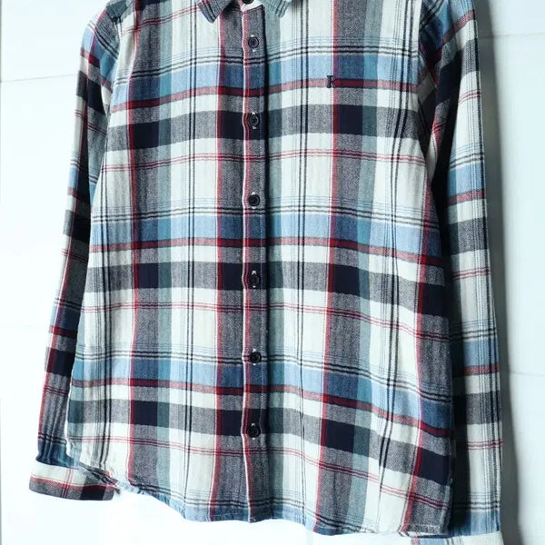 [BUNJANG] Renoma Checked Flannel Color Mix Shirt / W(S) 레노마 셔츠 남방 체크 플란넬 컬러믹스 아메카지-H35746