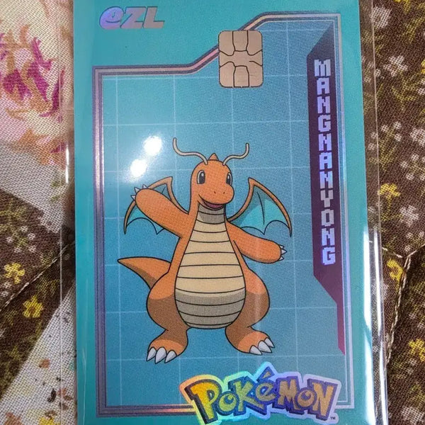 [BUNJANG] Pokemon 30th Anniversary EZL Dragonite Transit Card / 포켓몬 30주년 이즐 망나뇽 EZL 교통카드