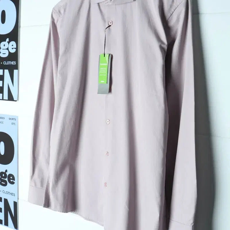 [BUNJANG] Mind Bridge Purple Plain Solid Shirt / (M-L) 마인드브릿지 셔츠 남방 새상품 퍼플 무지 놈코어-H35748