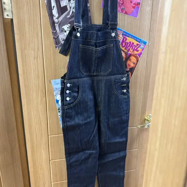 [BUNJANG] Maybe Baby Raw Denim Overalls S / 새상품 메이비베이비 생지멜빵S