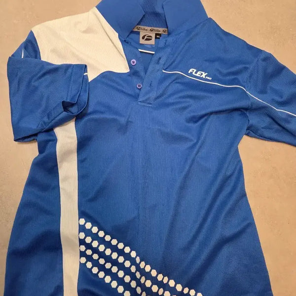 [BUNJANG] Flexpro Blue Polo T-Shirt Size 95 / 플렉스프로 블루 95 사이즈 카라티