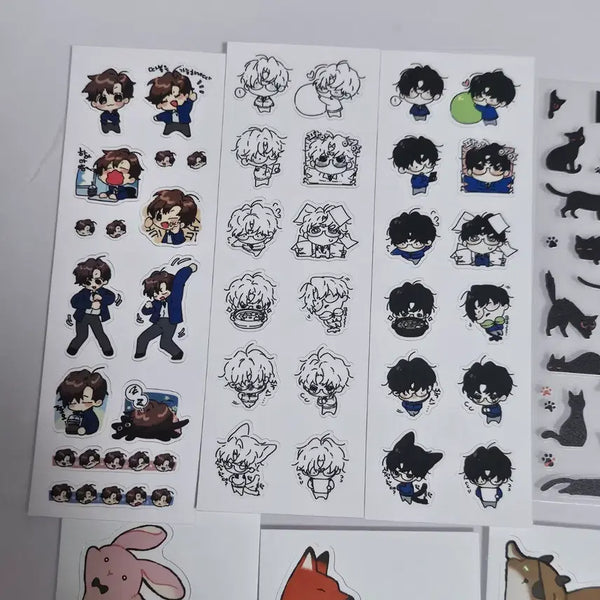 [BUNJANG] K-Drama 'GGS' (Gwaedam Chulgeun) Character Sticker Set / 괴담출근 괴출 재관국 현무1팀 최솔 최요원 김솔음 스티커 4장 일괄