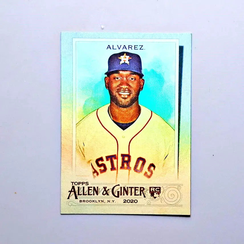 [BUNJANG] MLB Jordan Alvarez Rookie SP Silver Portrait Special Card 2020 Topps Allen & Ginter / MLB 요르단알바레즈 루키 SP 실버포트레이트 특수카드 2020 탑스 알렌긴터