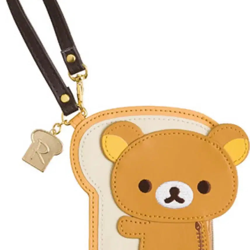 [BUNJANG] Rilakkuma Bread Bakery Card Case Holder Strap Keychain / 리락쿠마 식빵 베이커리 카드케이스 카드홀더 스트랩 키링