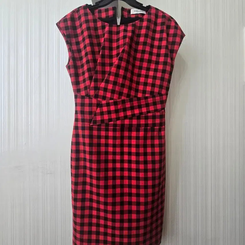 [BUNJANG] MOJO.S.PHIN Checked Midi Dress / MOJO.S.PHIN 모조에스핀 체크원피스
