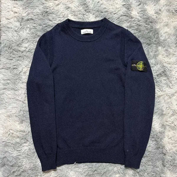 [BUNJANG] Stone Island Knit Navy (Size M) / 스톤아일랜드 니트 {size M}