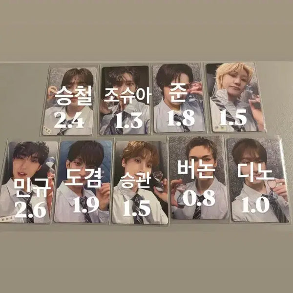 [BUNJANG] SEVENTEEN Mingyu Lucky Draw Photocard / 민규