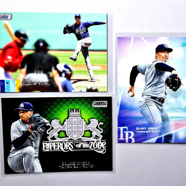 [BUNJANG] Blake Snell MLB Topps Baseball Cards (3-Card Bundle) / MLB 블레이크 스넬 3장 묶음 탑스 야구카드