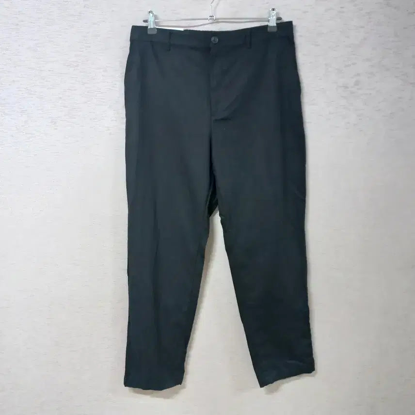 [BUNJANG] Uniqlo Men's Black Linen Blend Pants / B7-23/유니클로 블랙 마혼방 팬츠 새제품 남성