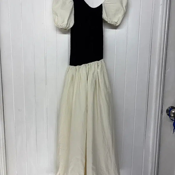 [BUNJANG] Avant-Garde Puff Sleeve Asymmetrical Long Dress / 아방가르드 언밸런스 퍼프 롱원피스 44-66 ㅡ0723