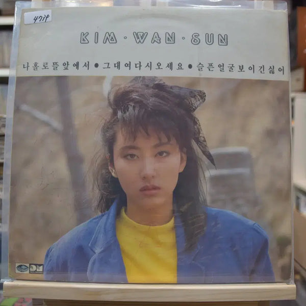 [BUNJANG] Kim Wan Sun 2nd Album Near Mint Vinyl / 김완선 2집 니어민트 : 나홀로뜰앞에서