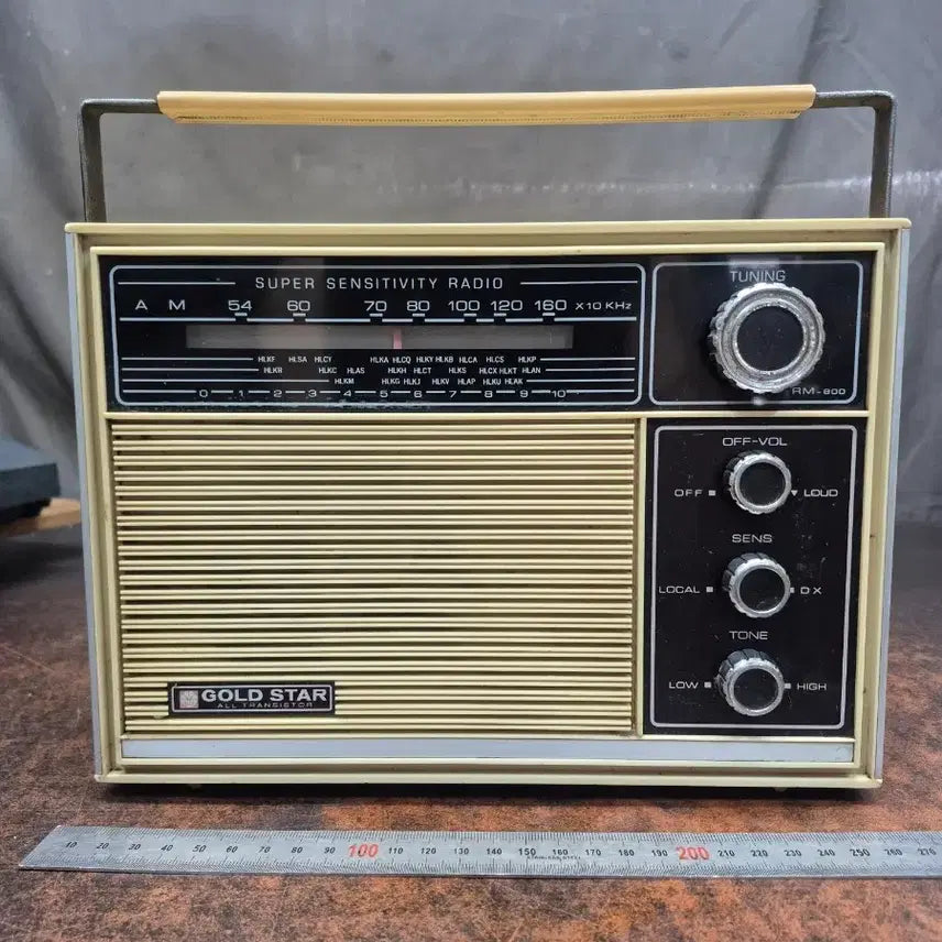 [BUNJANG] Goldstar RM-800 Portable Radio / 골드스타 RM-800 휴대용 라디오