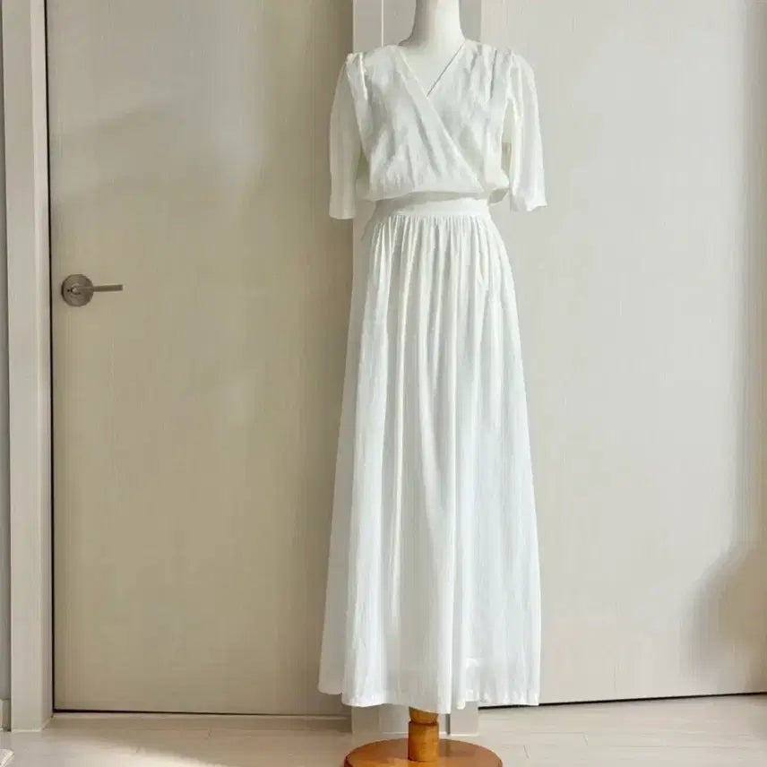 [BUNJANG] Imported White Maxi Dress / 수입 흰색 원피스