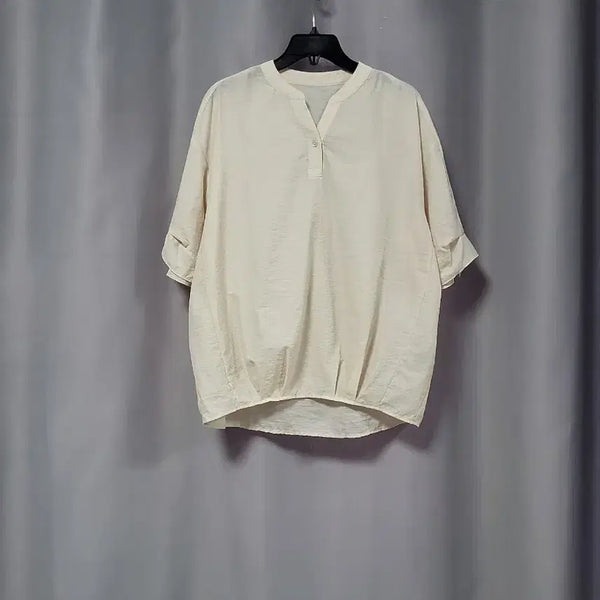 [BUNJANG] Eline Thin Material Blouse (New) / 엘린느 얇은소재 블라우스 (새상품)