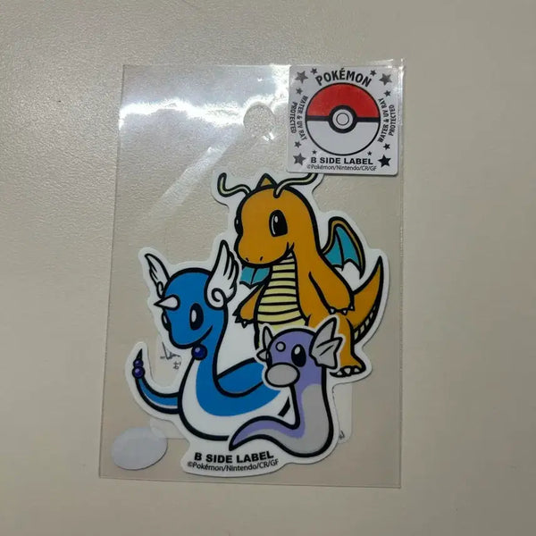 [BUNJANG] Pokemon Beside Label Sticker Set: Miniun, Shingon, Mangnaryong / 포켓몬스터 비사이드 라벨 스티커 미뇽 신뇽 망나룡