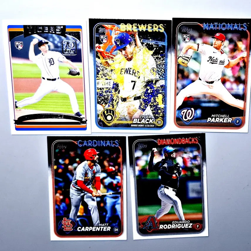 [BUNJANG] MLB Rookie Baseball Cards Bundle (Casey Mize, Matt Carpenter, etc.) / MLB 루키 3장등 5장 묶음 야구카드 케이시 마이즈, 맷 카펜터 등