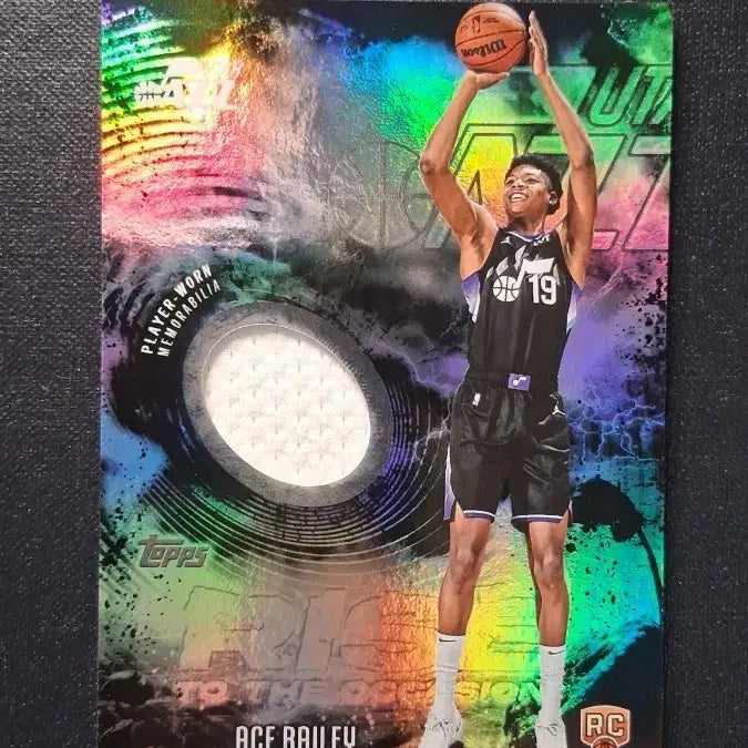 [BUNJANG] Tops Ace Bailey Rise to Occasion Uniform Card Refractor / 탑스 ACE BAILEY 라이즈 투 오케이션 유니폼 카드
