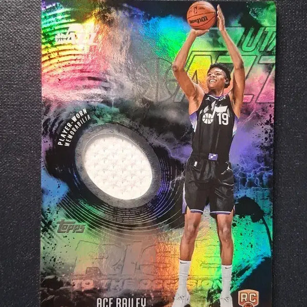 [BUNJANG] Tops Ace Bailey Rise to Occasion Uniform Card Refractor / 탑스 ACE BAILEY 라이즈 투 오케이션 유니폼 카드