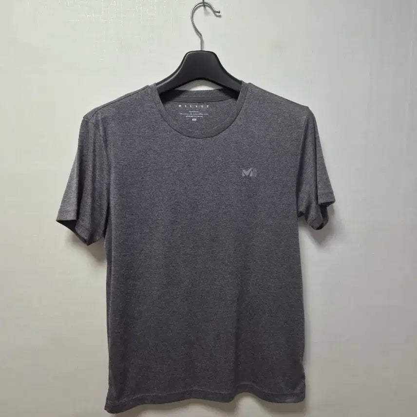 [BUNJANG] Millet Round Short-Sleeve T-Shirt Charcoal Men's 100 / 밀레 라운드 반팔티  차콜 남성 100