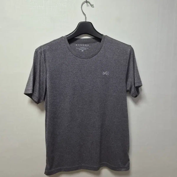 [BUNJANG] Millet Round Short-Sleeve T-Shirt Charcoal Men's 100 / 밀레 라운드 반팔티  차콜 남성 100