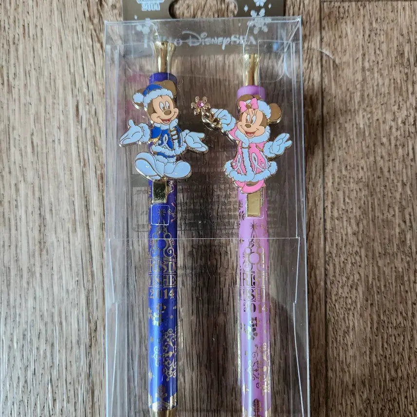 [BUNJANG] Tokyo DisneySea Mickey & Minnie Ballpoint Pen Set (2 Pens) / 도쿄 디즈니씨 미키 미니 볼펜 세트 (2개)