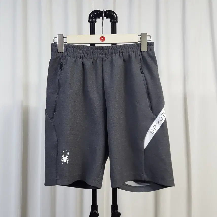 [BUNJANG] Spider Men's Training Banding Shorts Grey / 스파이더 남성 트레이닝 밴딩 반바지 그레이 31추천 오일장