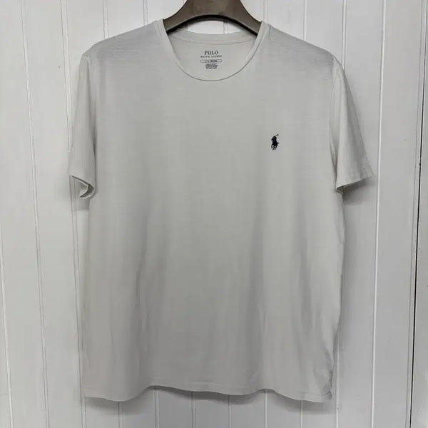 [BUNJANG] Polo Ralph Lauren Basic White Short Sleeve T-Shirt Men's Size 100 / 폴로 기본 화이트 반팔 남성100 ㅡ0723