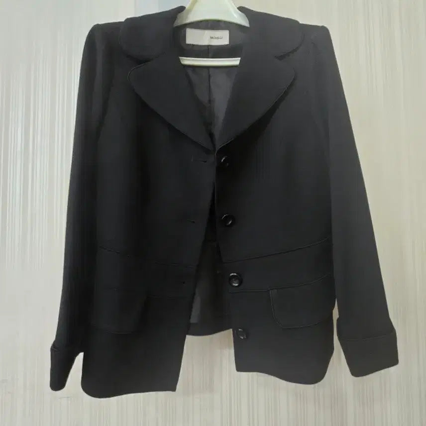 [BUNJANG] MOSU. Black Stylish Jacket 55 / MOSU. 블랙 스타일리쉬 자켓 55