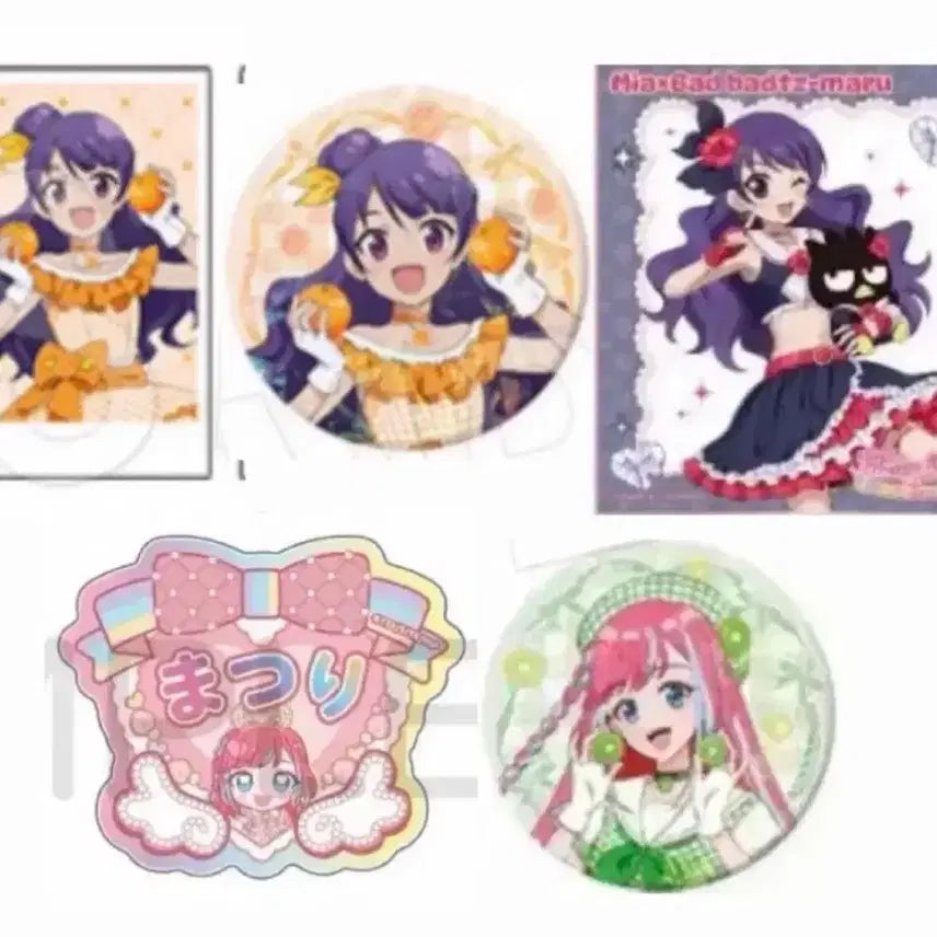 [BUNJANG] PriPara Charapin & Name Badge Bundle / 프리즘스톤 프리마지 공구 캬라핀 과실원 산리오 아미 나나