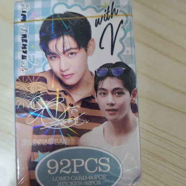 [BUNJANG] BTS V LOMO Card Sticker Set (92 pcs) / 방탄소년단 뷔 LOMO 카드 스티커 세트 92개입