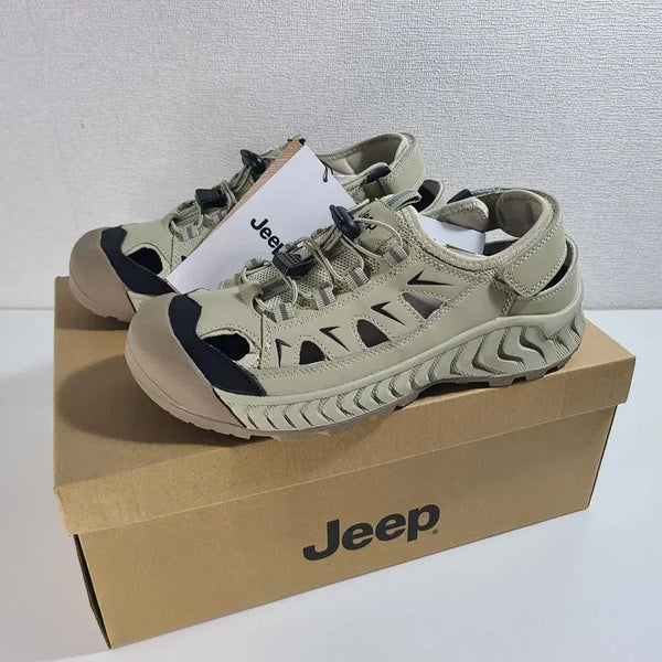 [BUNJANG] JEEP 250 Velcro Outdoor Trekking Sandals / [새상품] 250 JEEP 벨크로 아웃도어 트레킹 샌들