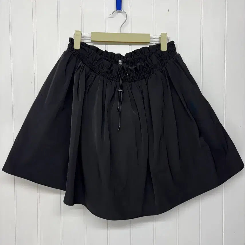 [BUNJANG] Grove Black Elastic Waist Midi Skirt / 그로브 블랙 밴딩 스커트 27-29인치 ㅡ0723