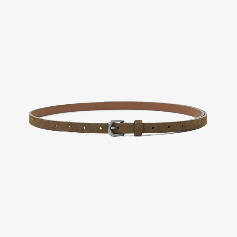 [BUNJANG] DAY 15MM Suede Belt Camel / 데이 15MM 스웨이드 벨트 CAMEL