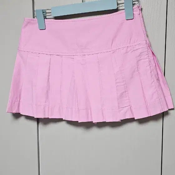 [BUNJANG] Zara Pink Pleated Mini Skirt / 자라 핑크색 플리츠 스커트
