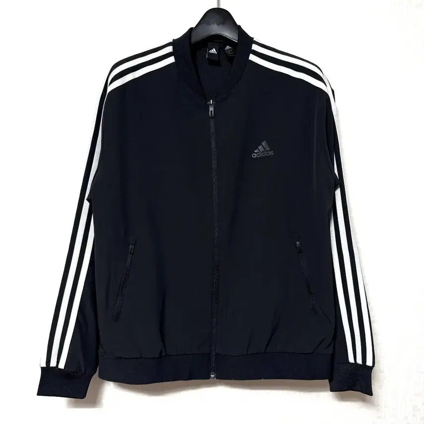 [BUNJANG] Adidas 3-Stripes Woven Zip-Up Jacket Black / [L,100]아디다스 삼선 우븐 집업 자켓 블랙