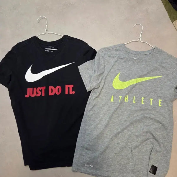 [BUNJANG] Nike Dri-FIT T-Shirt Set - Black & Grey (M) / 나이키 드라이핏 반팔티 세트 M