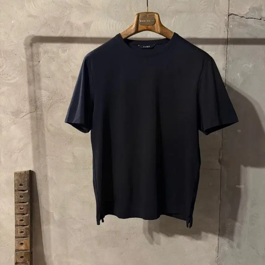 [BUNJANG] Time Homme Black T-shirt Size 100 / 타임옴므 블랙 반팔 티셔츠
