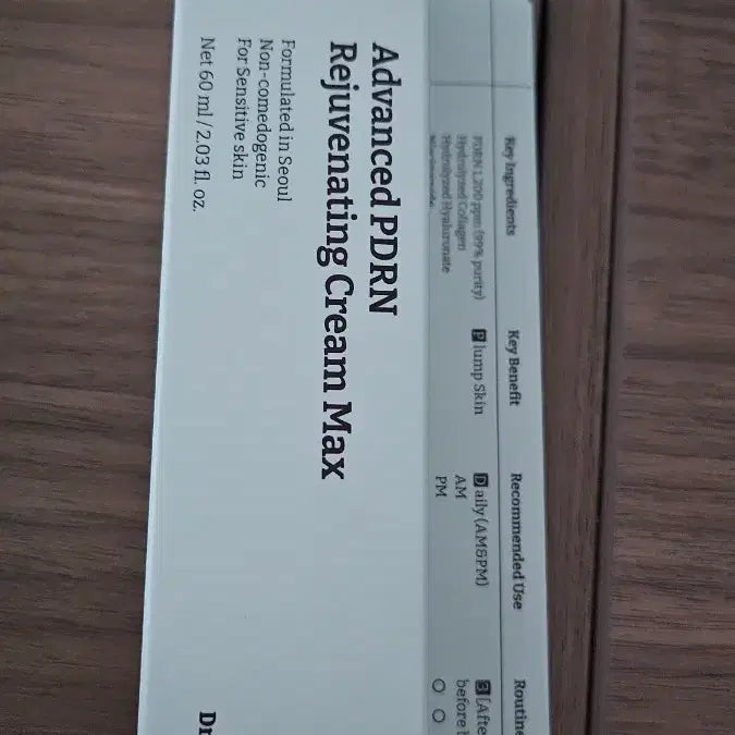 [BUNJANG] Dr. Leejuol Advanced PDRN Rejuvenating Cream Max 60ml / 닥터리주올 어드밴스드 PDRN 60미리 리쥬베네이팅 크림 맥스