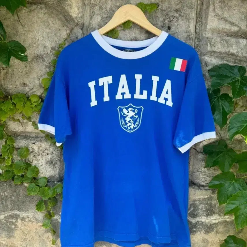 [BUNJANG] Unitas 90s Ringer T-shirt Size 105/L / 90s 유니타스 이탈리아 링거티 반팔 105