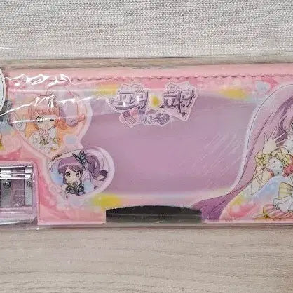 [BUNJANG] Prepara Button Transparent Magnetic Pencil Case / 프리파라 버튼 투명 자석필통 (고전문구)