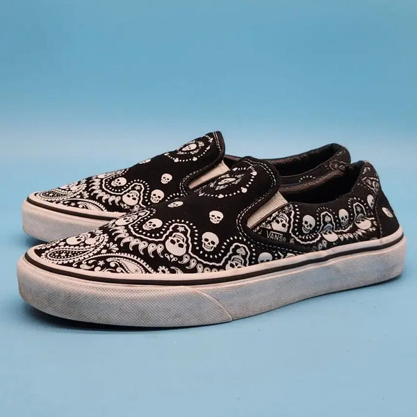 [BUNJANG] Vans Classic Bandana Skull Women's Sneakers (240) / bb 반스 클래식 반다나 스컬 여성스니커즈 240