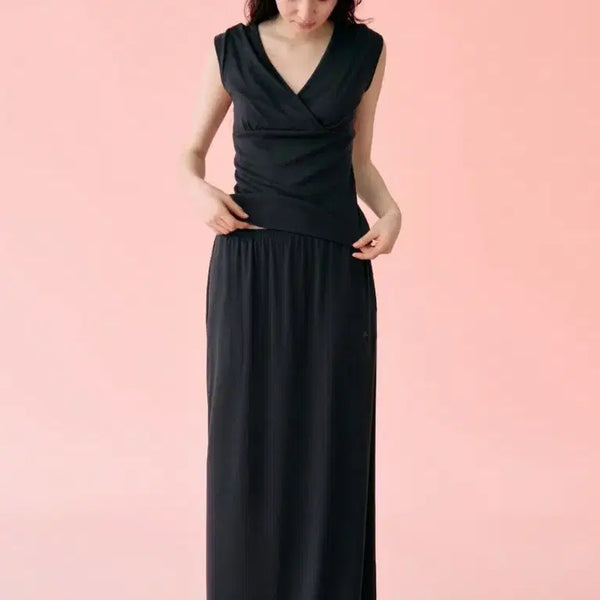 [BUNJANG] Mango Many Please York Banding Skirt Size S / 망고매니플리즈 요크 밴딩 스커트