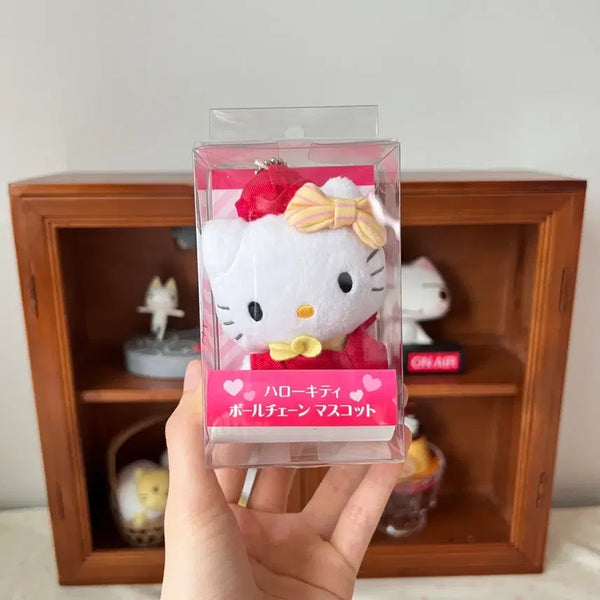 [BUNJANG] Hello Kitty Classic Keychain Doll / 헬로키티 고전 키링 인형