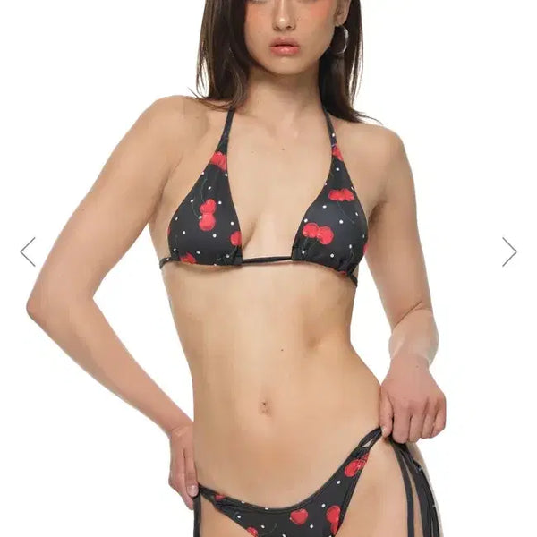 [BUNJANG] Too Much Tex Black Cherry Bikini Size S / 투머치텍스 BLACK CHERRY BIKINI s사이즈