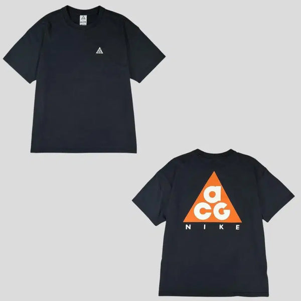 [BUNJANG] Nike ACG Pigment Black Orange Big Logo Dri-FIT Heavy Cotton T-Shirt XL / 나이키 ACG 피그먼트 블랙 오렌지 빅로고 드라이핏 루즈 맥스90 헤비코튼 반팔 티셔츠 XL