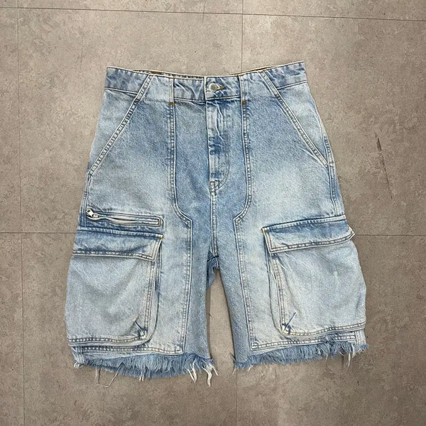 [BUNJANG] Zara Men's Bermuda Cargo Denim Shorts Size 30 / 30 자라 버뮤다 카고 남자 데님 반바지