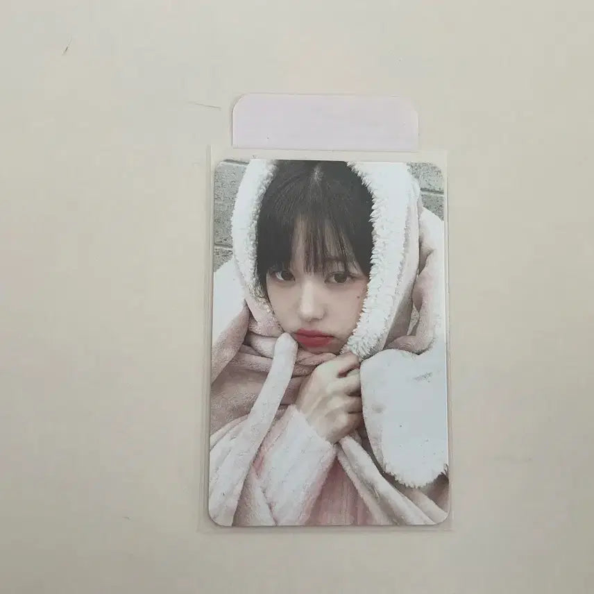 [BUNJANG] IVE Jang Wonyoung Mine Makestar 1st Edition Rabbit Blanket POB Photocard / 아이브 장원영 마인 메이크스타 1차 토끼담요(토담) 특전 포카 판매